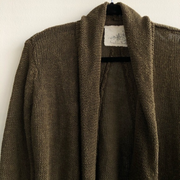 *Sold* Angel of the N.// Olive Cascade Cardi - Picture 3 of 8